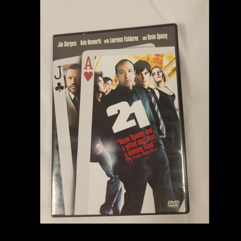 21 DVD Jim Sturgess Kate Bosworth Kevin Spacey 2008 Columbia Pictures Drama
